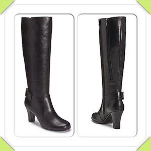 Tall Black Boots Wide Calf